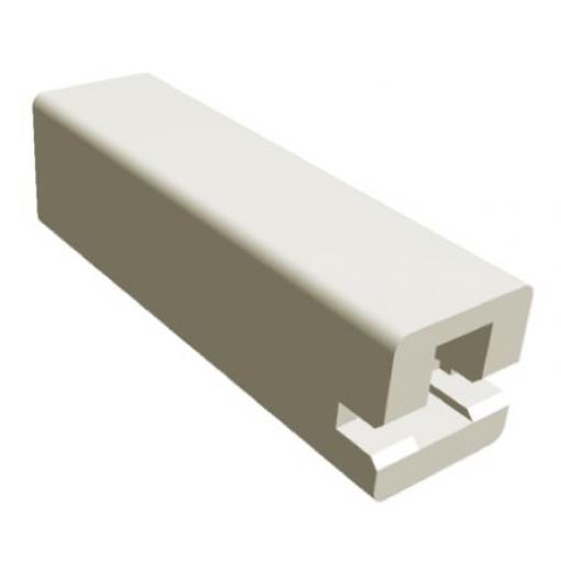 Pouzdro krimpovací svorky, řada: FASTON .110, počet kontaktů: 1, Nylon, Přírodní, šířka jazýčku: 5.97 mm TE Connectivity