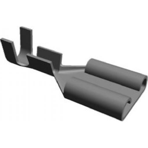 TE Connectivity Zásuvný konektor, řada: FASTON .250 Neizolované, 6.35 x 0.8 mm, Žlutá Vnitřní, celková délka: 19.05 mm,