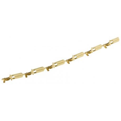 TE Connectivity Zásuvný konektor, řada: FASTON .250 Neizolované, 6.35 x 0.8 mm, Žlutá Vnější, celková délka: 26.9 mm,