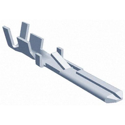 TE Connectivity Zásuvný konektor, řada: FASTIN-FASTON .110 Neizolované, 2.79 x 0.81 mm, Stříbrná Vnější, celková délka: