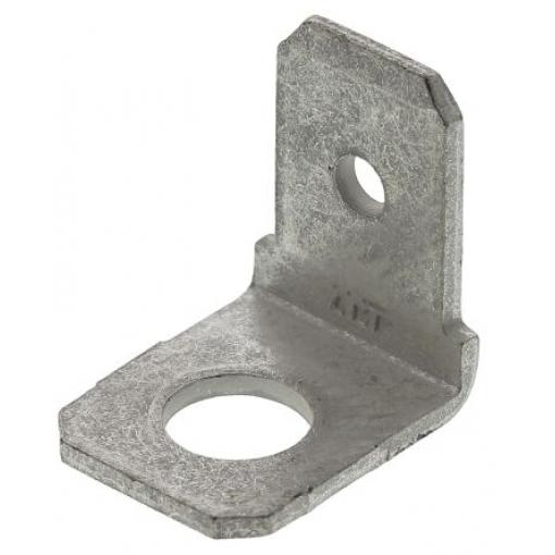 TE Connectivity Zásuvný konektor, řada: FASTON .250 Neizolované, 6.35 x 0.81 mm, Stříbrná Vnější, celková délka: 8 mm,