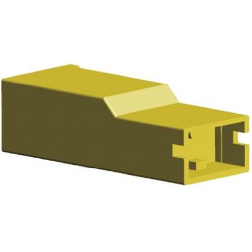 Pouzdro krimpovací svorky, řada: Positive Lock .250, počet kontaktů: 1, Nylon, Přírodní, šířka jazýčku: 6.35 mm, max.