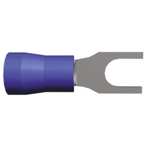Krimpovací plochý konektor, řada: 165012, Izolované, 4.17 mm barva Modrá, max. AWG: 14 AWG, min. AWG: 16 AWG, TE