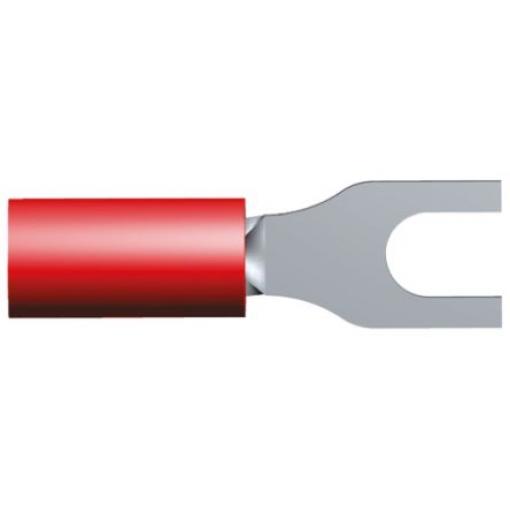 Krimpovací plochý konektor, řada: PLASTI-GRIP, Izolované, M3.5 barva Červená, max. AWG: 16 AWG, min. AWG: 22 AWG, TE