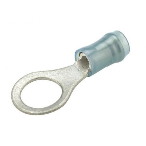 Očková koncovka, řada: PIDG, pokovení: Cín, M8, Modrá, 105 °C, min. AWG: 16 AWG, max. AWG: 14 AWG, Izolované, TE