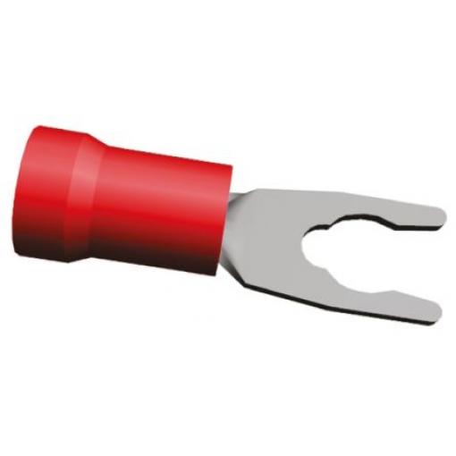 Krimpovací plochý konektor, řada: PIDG, Izolované, M3.5 barva Červená, max. AWG: 16 AWG, min. AWG: 22 AWG, TE