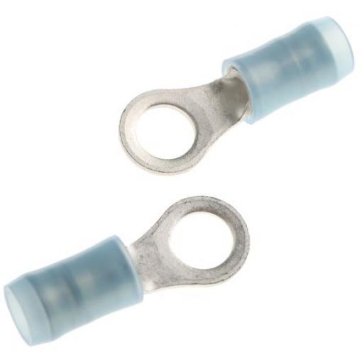 Očková koncovka, řada: PIDG, pokovení: Cín, M5, Modrá, 105 °C, min. AWG: 16 AWG, max. AWG: 14 AWG, Izolované, TE