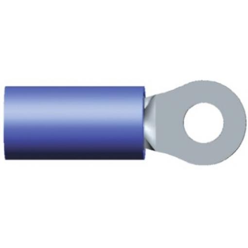 Očková koncovka, řada: PIDG, pokovení: Cín, M2.5, Modrá, 105 °C, min. AWG: 16 AWG, max. AWG: 14 AWG, Izolované, TE
