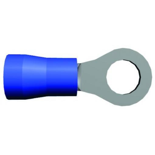 Krimpovací kroužková svorka, řada: PLASTI-GRIP, pokovení: Cín, #10, Modrá, max. AWG: 14AWG, izolovaná, min. AWG: 16AWG,