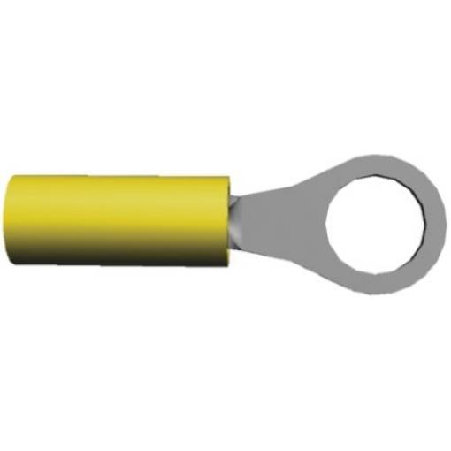Očková koncovka, řada: PIDG, pokovení: Cín, M3.5, Žlutá, 105 °C, min. AWG: 26 AWG, max. AWG: 22 AWG, Izolované, TE