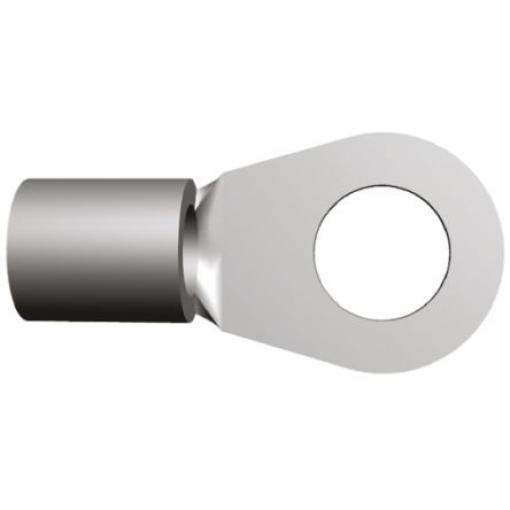 Krimpovací kroužková svorka, řada: STRATO-THERM, pokovení: Nikl, M6 (1/4), max. AWG: 8AWG, neizolovaná, min. AWG: 8AWG,