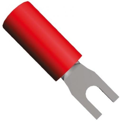 Krimpovací plochý konektor, řada: PIDG, Izolované, M2 barva Červená, max. AWG: 16 AWG, min. AWG: 22 AWG, TE