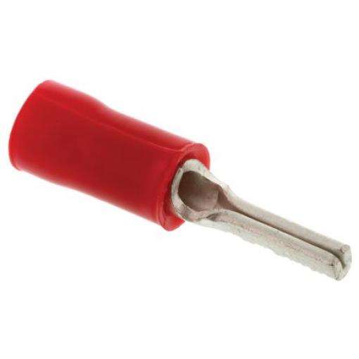 Krimpovací kolíkový konektor, řada: PLASTI-GRIP Izolované, pokovení: Cín, průměr kolíku: 1.8 mm barva Červená, max. AWG: