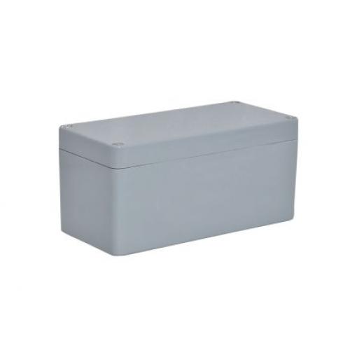 RS PRO Pouzdro, řada: GRJ IP66 barva Šedá barva Šedá Polyester vyztužený skelnými vlákny 110 mm 75 mm 75 mm Neopren