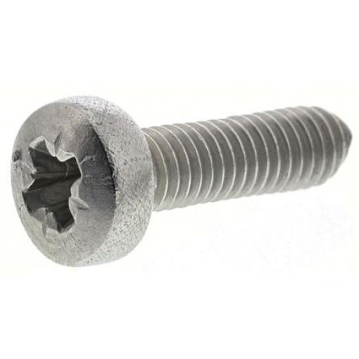 RS PRO Šroub s nízkou půlkulovou hlavou Drážka, Obyčejný, Nerezová ocel hlavice Kónická, velikost závitu: M2 10.0 mm
