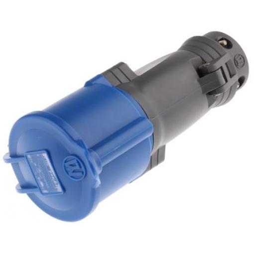Legrand Průmyslová zásuvka, IP44, Panel barva Modrá, 32 A, 230 V