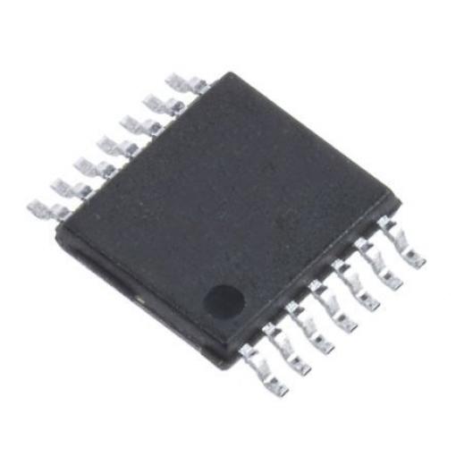 Maxim Integrated DAC 4 12 bitů, TSSOP, počet kolíků: 14 kolíkový rozhraní 2 Wire I2C