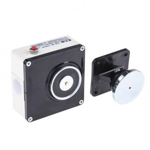 Dveřní magnet pro kontrolu přístupu 390 N Jednoduché dveře, Dvojité dveře DC 24 V dc, hloubka: 47 mm Eaton