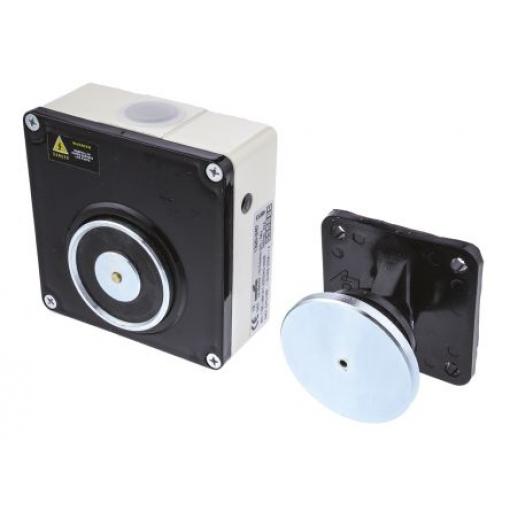 Dveřní magnet pro kontrolu přístupu 390 N Jednoduché dveře DC 240 V ac, hloubka: 47 mm Eaton