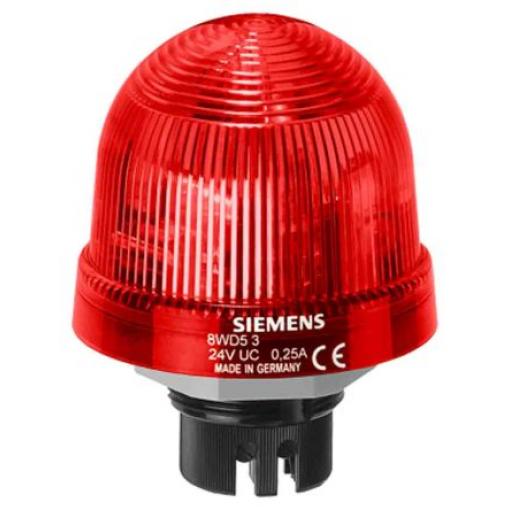Siemens Maják Blikající barva Červená 24V ac/dc LED Zapuštěná montáž, Bajonetové upevnění 45mA Declaration of
