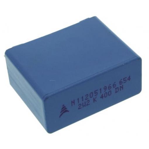 Vrstvové kondenzátory, řada: B32654, Průchozí otvor 2.2 μF 200 V ac 400 V dc EPCOS AEC-Q200 Rev D 2 0.8 mm