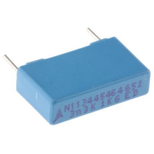 Vrstvové kondenzátory, řada: B32654, Průchozí otvor 3.3 nF 500 V ac 1.6 kV dc EPCOS AEC-Q200 Rev D 2 0.8 mm