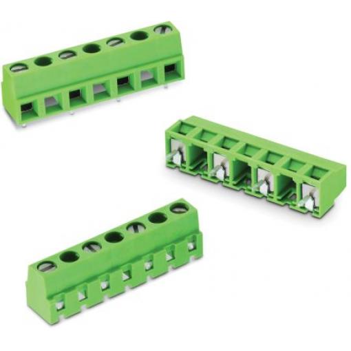 Svorkovnice PCB, řada: 2418, rozteč: 10mm, počet řad: 1, počet kontaktů: 9, orientace těla: Horizontální, Montáž na