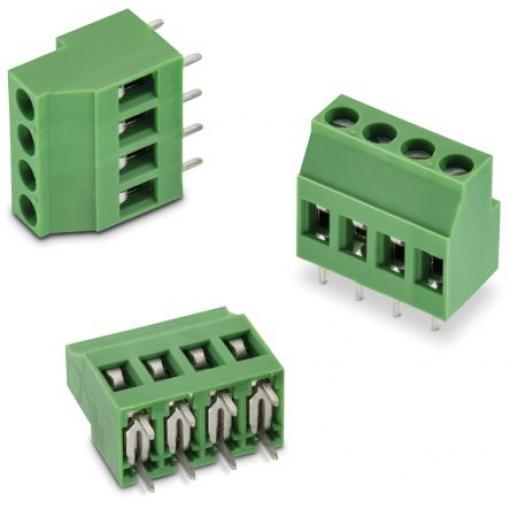 Svorkovnice PCB, řada: 2455, rozteč: 5.08mm, počet řad: 1, počet kontaktů: 7, orientace těla: Horizontální, Montáž na