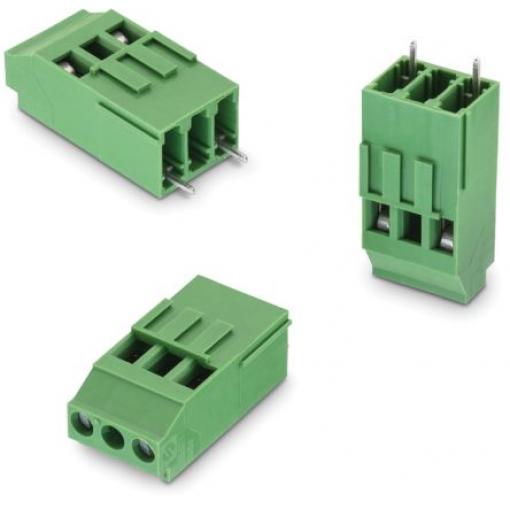 Svorkovnice PCB, řada: 2496, rozteč: 10.16mm, počet řad: 1, počet kontaktů: 2, orientace těla: Horizontální, Montáž na