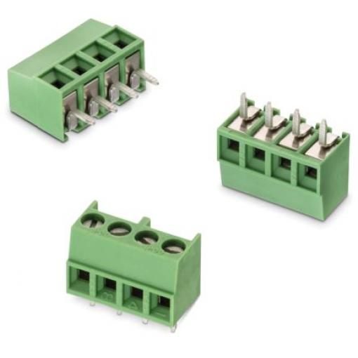 Svorkovnice PCB, řada: 2431, rozteč: 3.5mm, počet řad: 1, počet kontaktů: 8, orientace těla: Horizontální, Montáž na