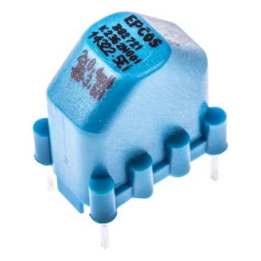 Kompenzační tlumivka, řada: B82721A 400 μH Ferit Idc 3.6 A Rdc 35 mΩ, 250V ac EPCOS