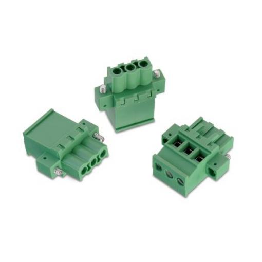 Wurth Elektronik Zásuvný blok Terminal, řada: 3407, rozteč: 5 mm, počet řad: 1, počet kontaktů: 6, orientace těla: