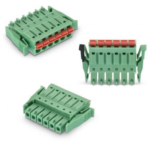 Wurth Elektronik Zásuvný blok Terminal, řada: 3041, rozteč: 3.5 mm, počet řad: 1, počet kontaktů: 4, orientace těla: