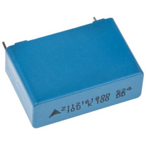 Vrstvové kondenzátory, řada: B32521, B32524, Průchozí otvor 10 μF 63 V ac 100 V dc EPCOS AEC-Q200 Rev D 2 0.8 mm