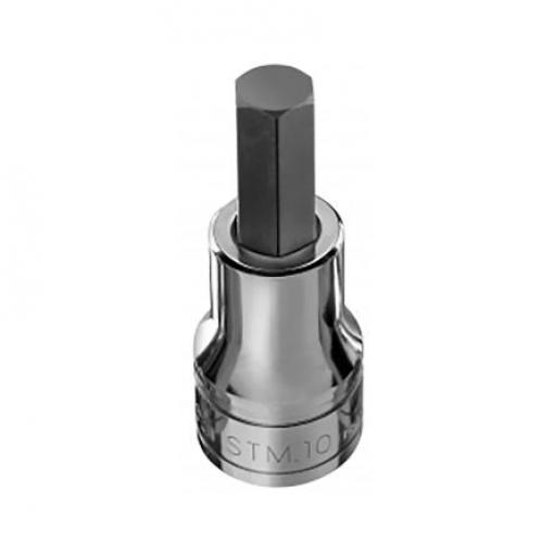 Zásuvka 1/2 in pohon 7 mm Vrták Šestihran, celková délka: 60 mm Facom
