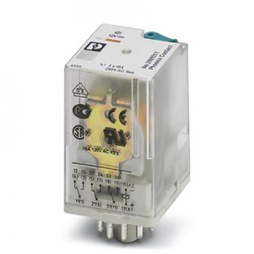 Výkonové relé 3PDT 12V dc REL-OR3/LDP-12DC/3X21