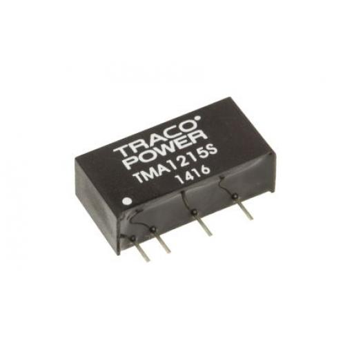 TRACOPOWER Měnič DC/DC TMA, výstup: 15 V 1 kV, Vin 13.2V 67 mA, Vin 10.8V 1 W -40 °C 85 °C Průchozí otvor