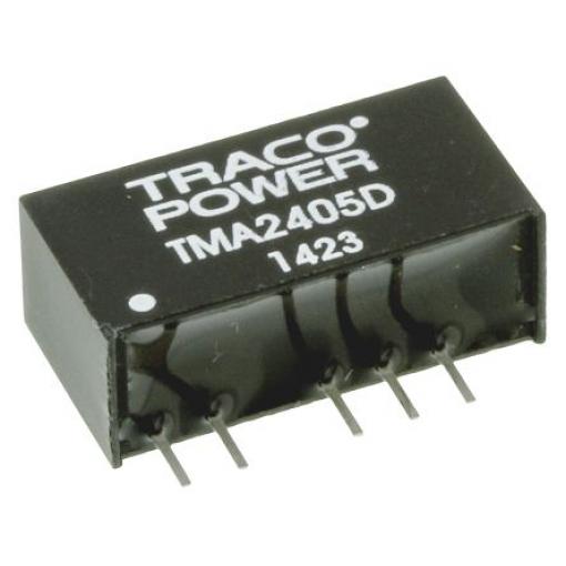 TRACOPOWER Měnič DC/DC TMA, výstup: 5 V dc 1 kV dc, Vin 26.4V dc 100 mA, Vin 21.6V 1 W -40 °C 85 °C Průchozí otvor