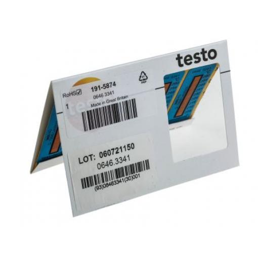 Teplocitlivý štítek 2úrovňový Svislé Testo 204 °C 260 °C