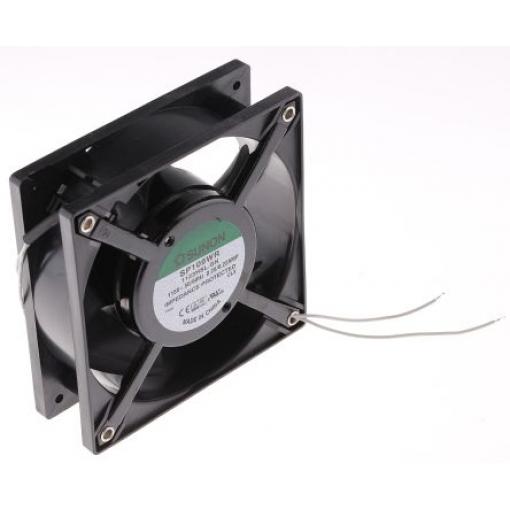 Sunon Axiální ventilátor, řada: SP, průtok vzduchu: 144.4 m³/h 20 W 115V ac 220 mA 120 mm 120mm 38 mm