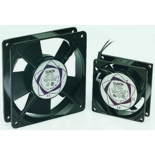 Sunon Axiální ventilátor, řada: DP, průtok vzduchu: 144.4 m³/h 19 W 230V ac 110 mA 120 mm 120mm 38 mm