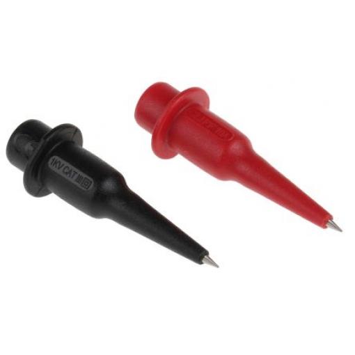 Zkušební sonda, 1 kV, Černá, Červená Bod, 3.5 mm RS PRO 4 mm