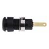 RS PRO Zásuvka na banánky, 2 mm, 600V, 10A, Červená, Černá, Vnitřní Pájecí, délka: 20.9 mm, pokovení kontaktu: Zlatá