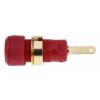 RS PRO Zásuvka na banánky, 2 mm, 600V, 10A, Červená, Černá, Vnitřní Pájecí, délka: 20.9 mm, pokovení kontaktu: Zlatá