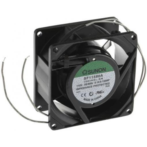 Sunon Axiální ventilátor, řada: SF, průtok vzduchu: 39.1 m³/h 12 W 115V ac 130 mA 80 mm 80mm 38 mm