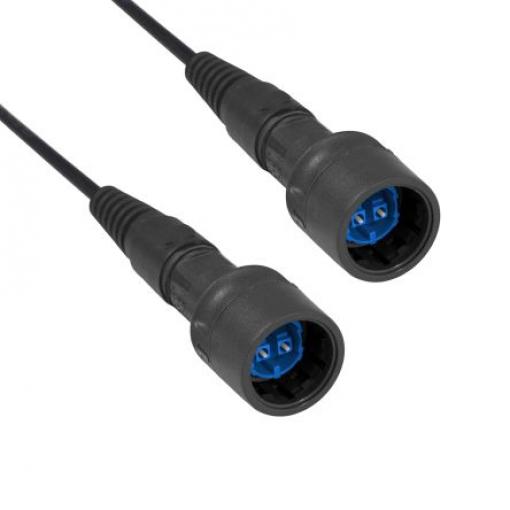 Bulgin Optický kabel 125 μm 10 m Polyolefin plášť, Žlutá