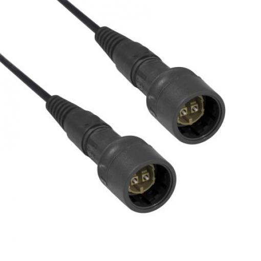 Bulgin Optický kabel 125 μm 10 m Polyolefin plášť, Oranžová