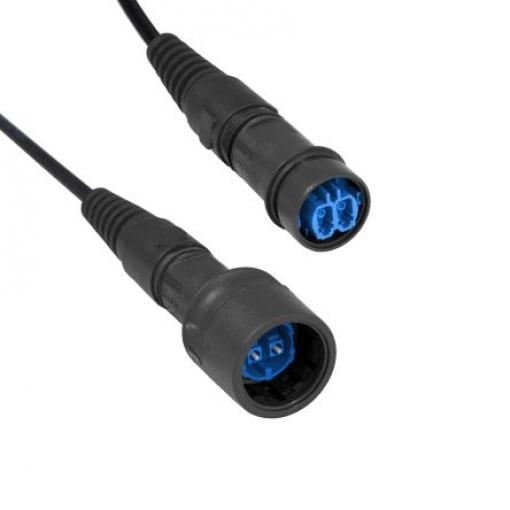 Bulgin Optický kabel 125 μm 10 m Polyolefin plášť, Žlutá