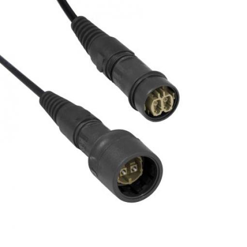 Bulgin Optický kabel 125 μm 10 m Polyolefin plášť, Oranžová