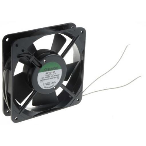 Sunon Axiální ventilátor, řada: SP, průtok vzduchu: 109 m³/h 18 W 115V ac 190 mA 120 mm 120mm 25 mm